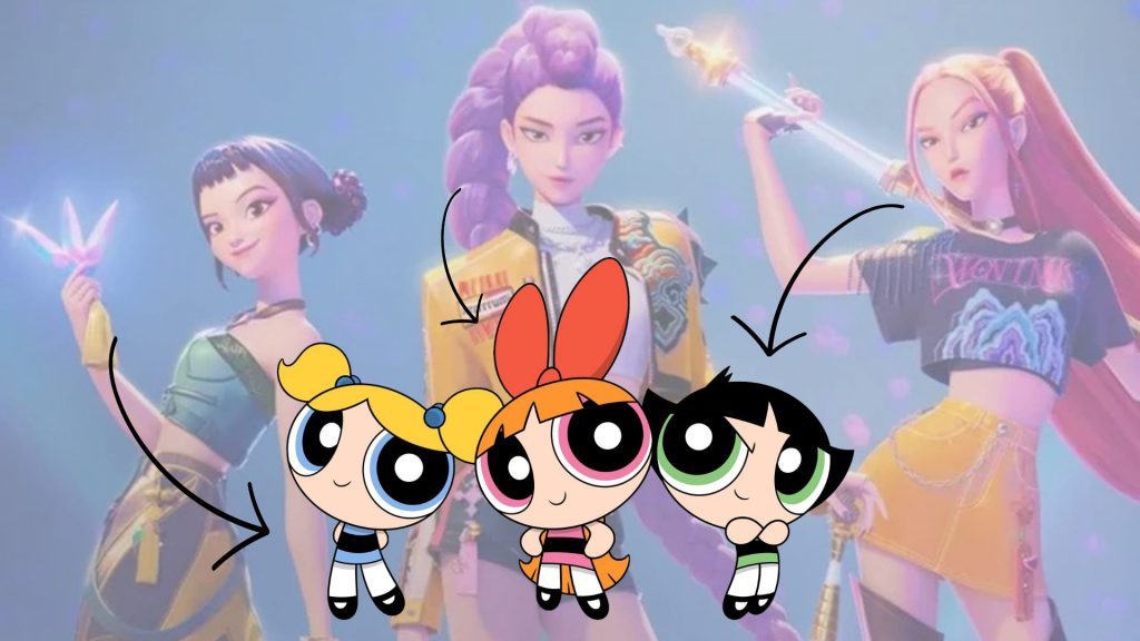 KPOP DEMON HUNTERS HUNTRX VS POWERPUFF GIRLS