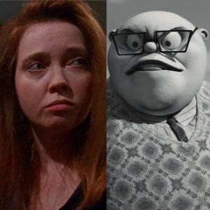 Edward Scissorhands Esmeralda and the Frankenweenie Mayor are similar characters