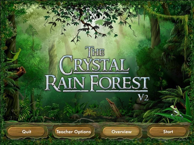the crystal rain forest 1990s school game